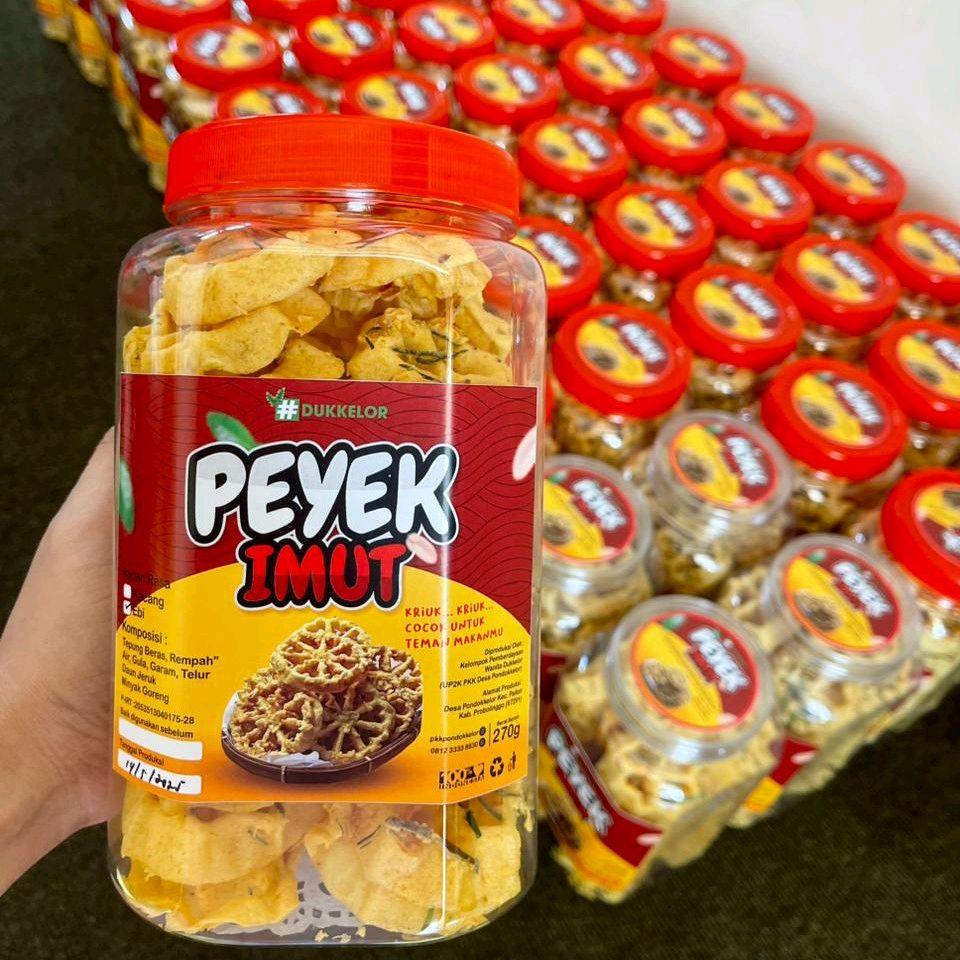 Peyek imut